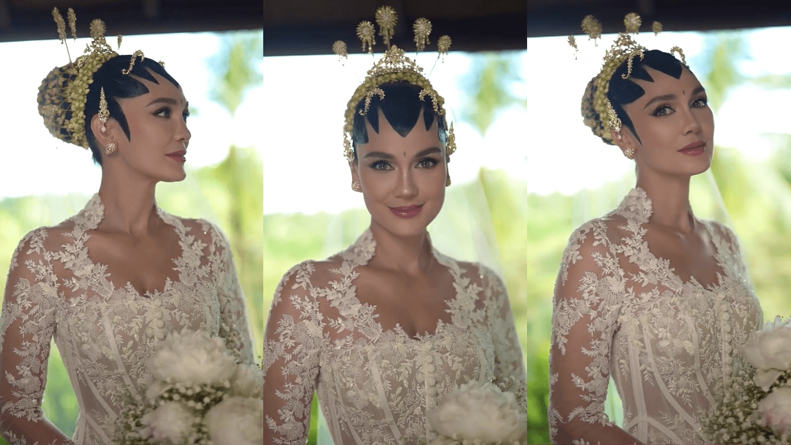 Tampil Anggun dan Manglingi, Bongkar Makeup Look Luna Maya saat Akad Nikah!