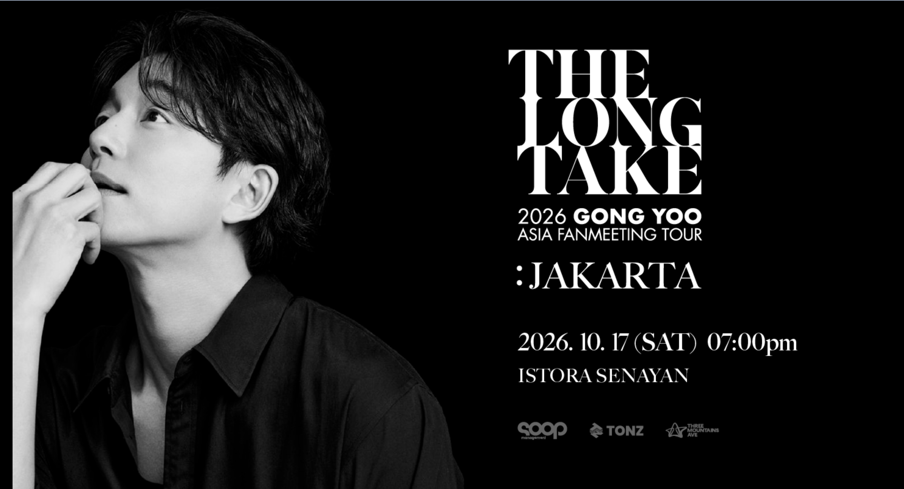 Siap Bertemu Gong Yoo? Fan Meeting ‘LONG TAKE’ Hadir di Jakarta!