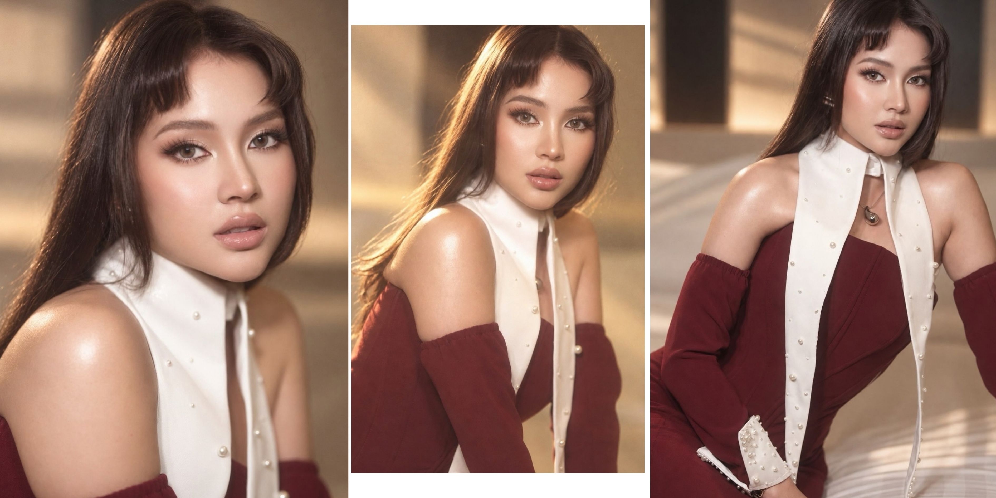 Makeup Sandrinna Michelle Berbeda dari Daily Look-nya? Ini Detail Soft Glam yang Bikin Pangling!